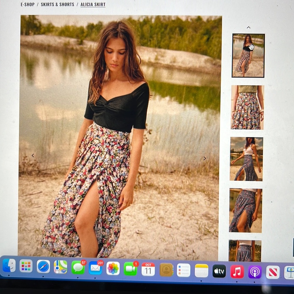 Sezane Alicia skirt size 38